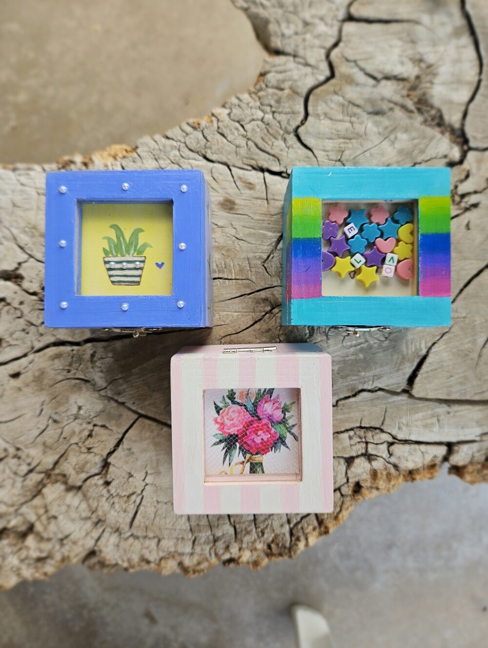 Trinket Box W/ Shadowbox Top